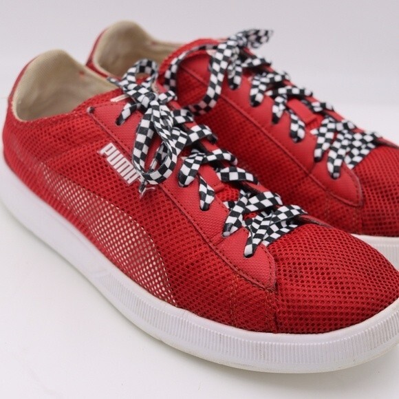 Puma Usain Bolt Red Mesh Ultra Light Sneakers 8.5 - Picture 5 of 11